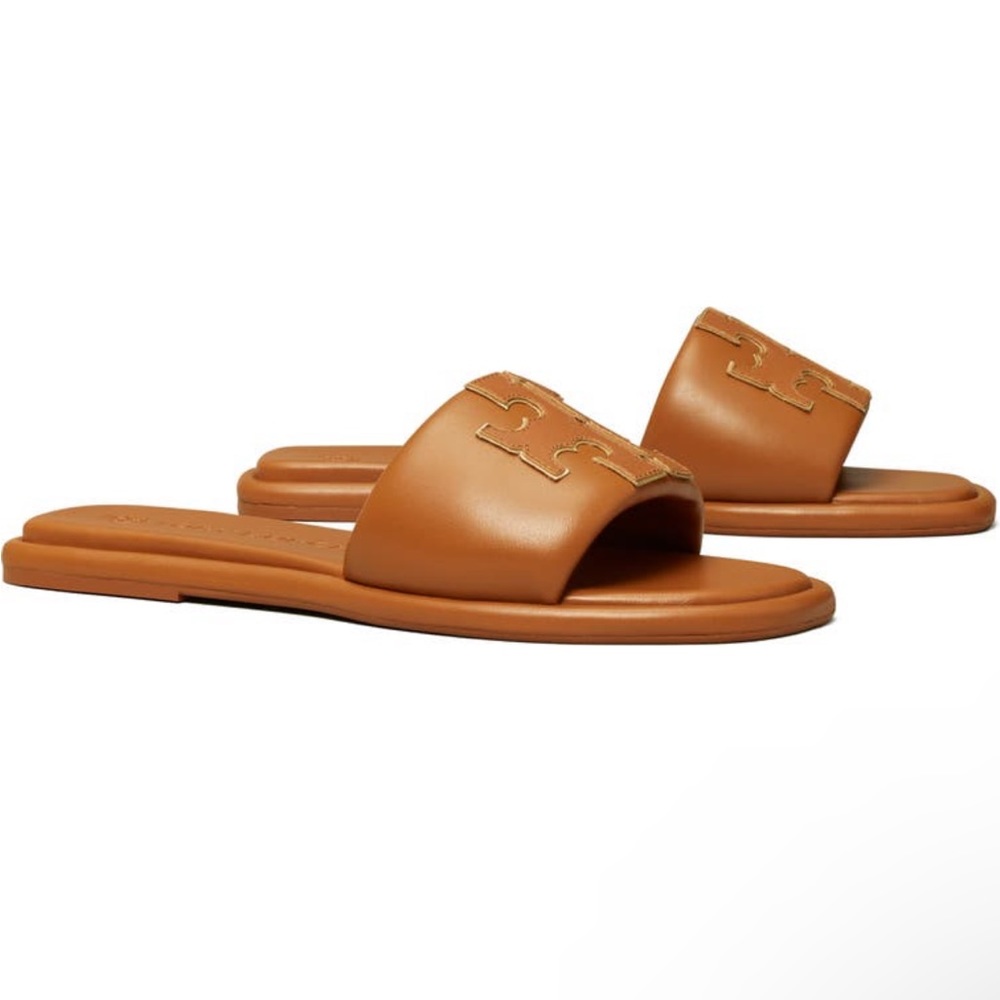 EUC Tory Burch Double T Sport Slide Sandal